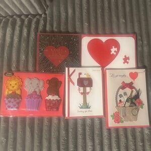 Papyrus Vibrant Red Greeting Cards Set